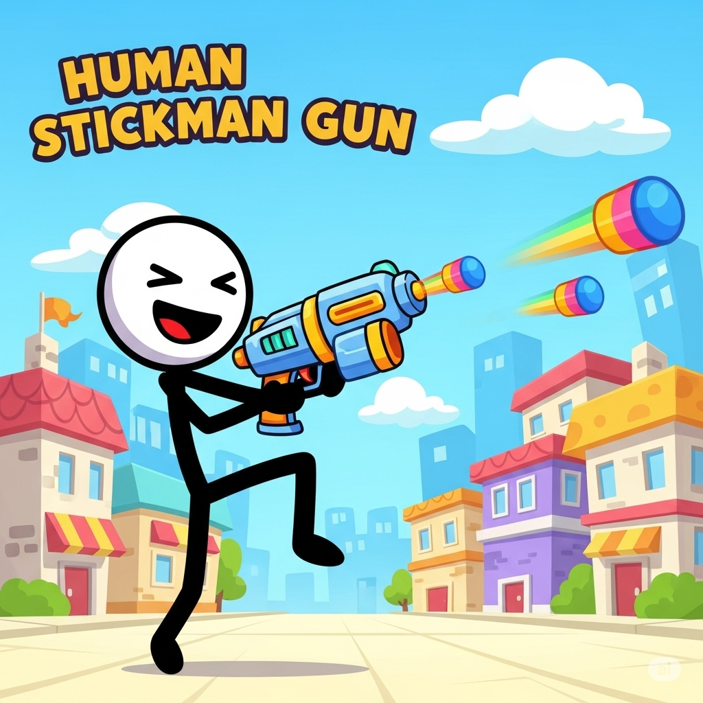 Human Stickman Gun
