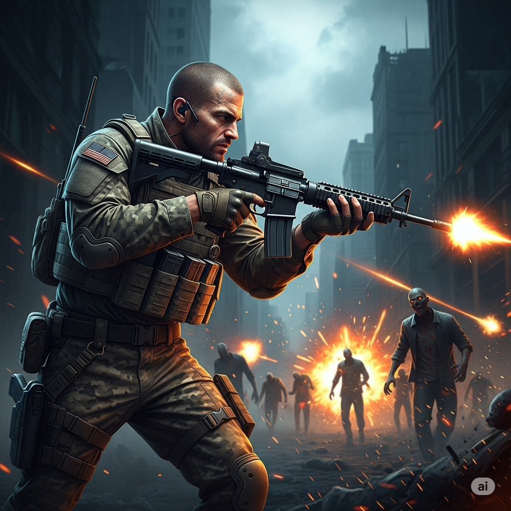 Modern FPS Strike: Zombie Gun War Ops