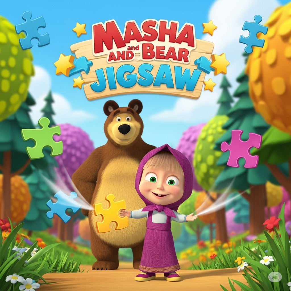 Masha and the Bear Jigsaw